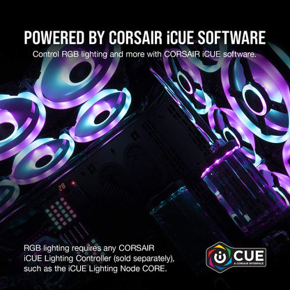 QL Series, Ql120 RGB, 120Mm RGB LED Fan, Single Pack - Black